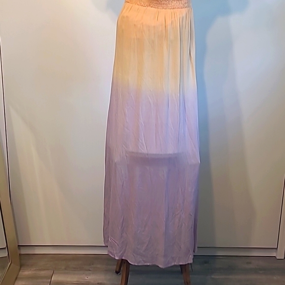 Tobi Kallie Multi Smocked Ombre Maxi Dress NWT - Picture 7 of 11